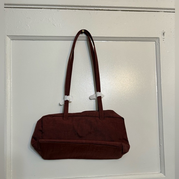 NWT Baggu Nylon Bowler Bag Color Mahogany - Picture 2 of 4